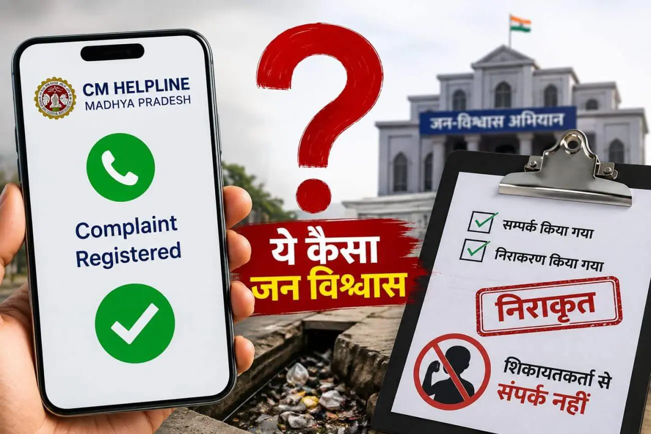 CM Helpline में बिना संपर्क किए शिकायत का ‘निराकरण’, सवाल- ऐसे कैसे बढ़ेगा ‘जन विश्वास’?