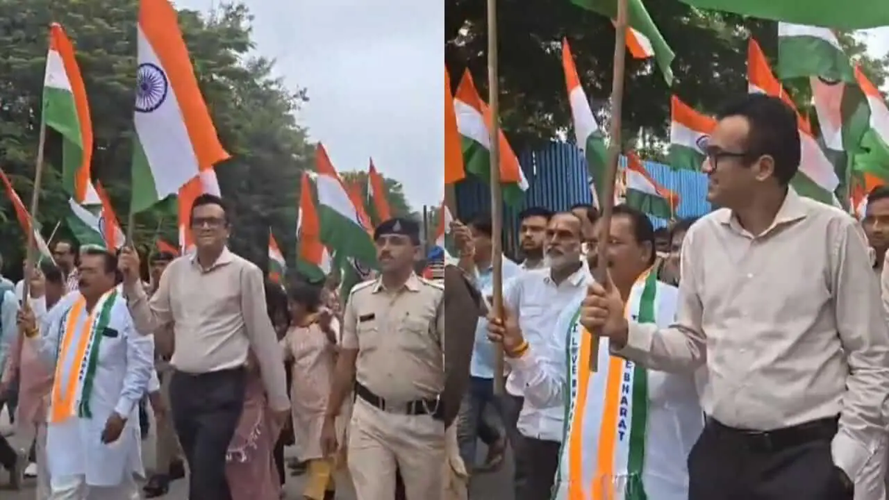रतलाम में निकली विशाल तिरंगा रैली, कलेक्टर सहित जनप्रतिनिधि और नागरिक हुए शामिल