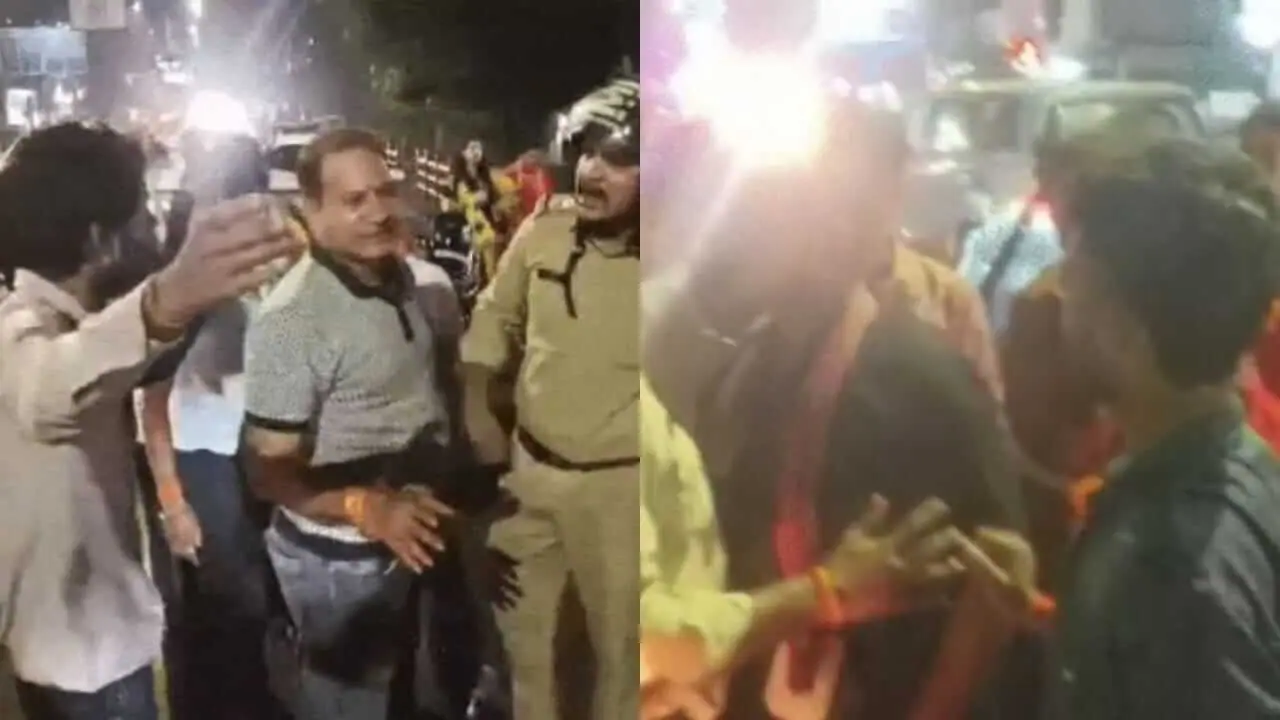 जबलपुर: कांवड़ यात्रा में हर्ष फायर के बाद जमकर मचा बवाल, पुलिस और युवकों के बीच हुई धक्का-मुक्की
