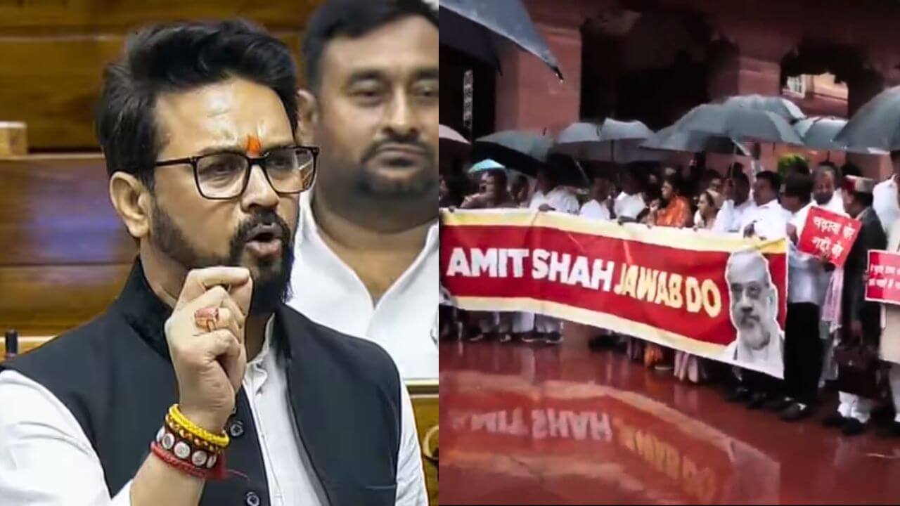BJP ने कांग्रेस और समाजवादी पार्टी पर संसद नहीं चलने देने के आरोप लगाये, अनुराग ठाकुर ने की विपक्षी सांसदों के भत्ते काटे जाने की मांग