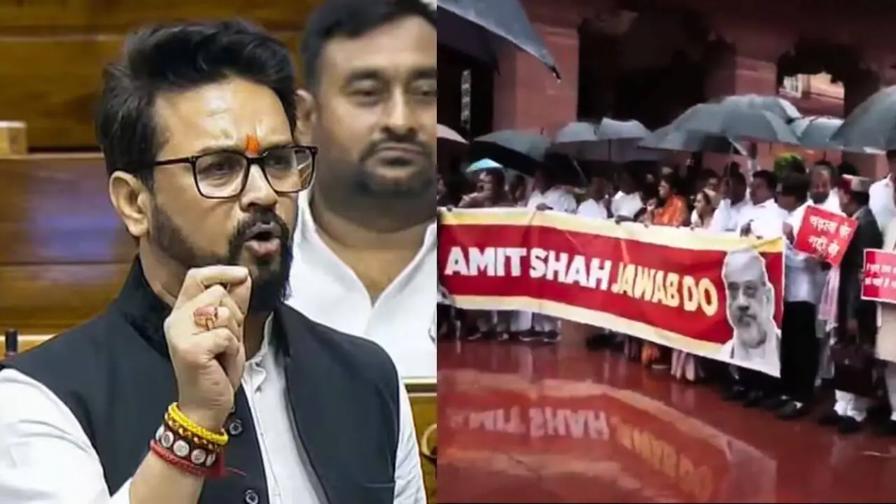 BJP ने कांग्रेस और समाजवादी पार्टी पर संसद नहीं चलने देने के आरोप लगाये, अनुराग ठाकुर ने की विपक्षी सांसदों के भत्ते काटे जाने की मांग
