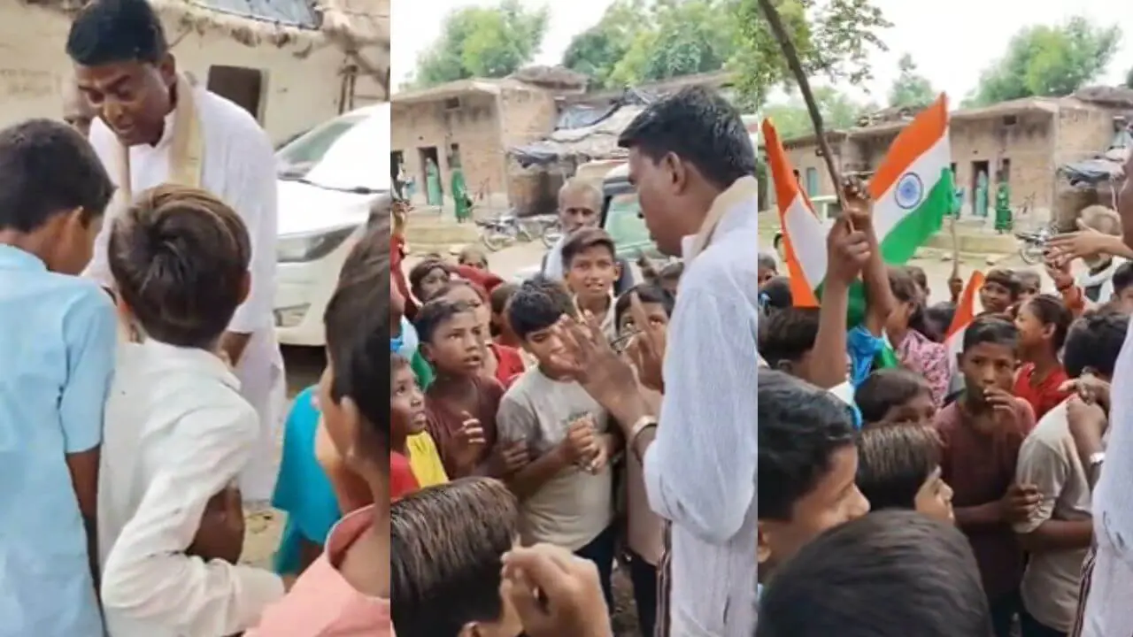 छतरपुर में स्कूली बच्चों ने रोका मंत्री का काफिला, सड़क-बिजली की समस्याओं से कराया अवगत, वीडियो वायरल