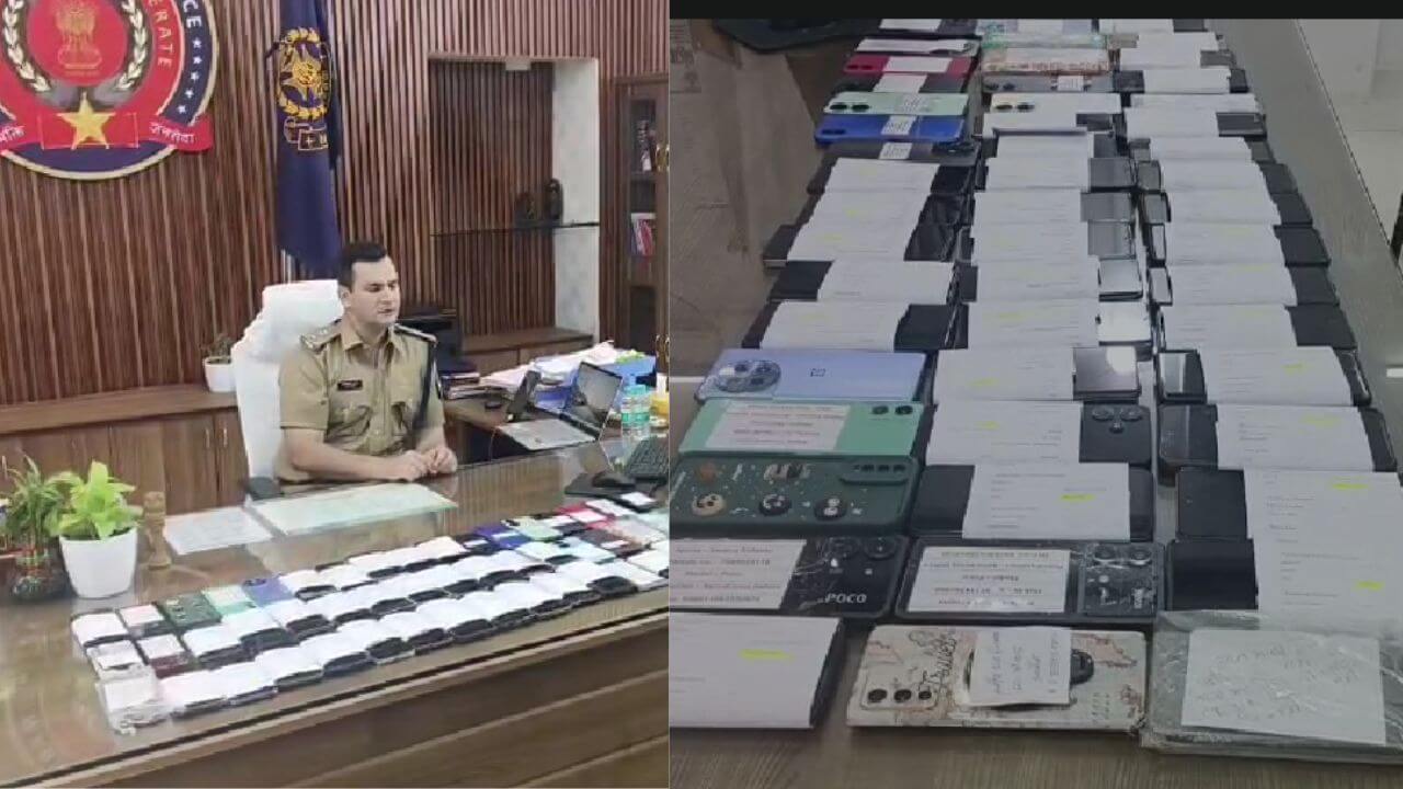 इंदौर पुलिस ने लौटाए चोरी-गुम हुए 51 मोबाइल, 10 लाख के फोन पाकर खिल उठे मालिकों के चेहरे
