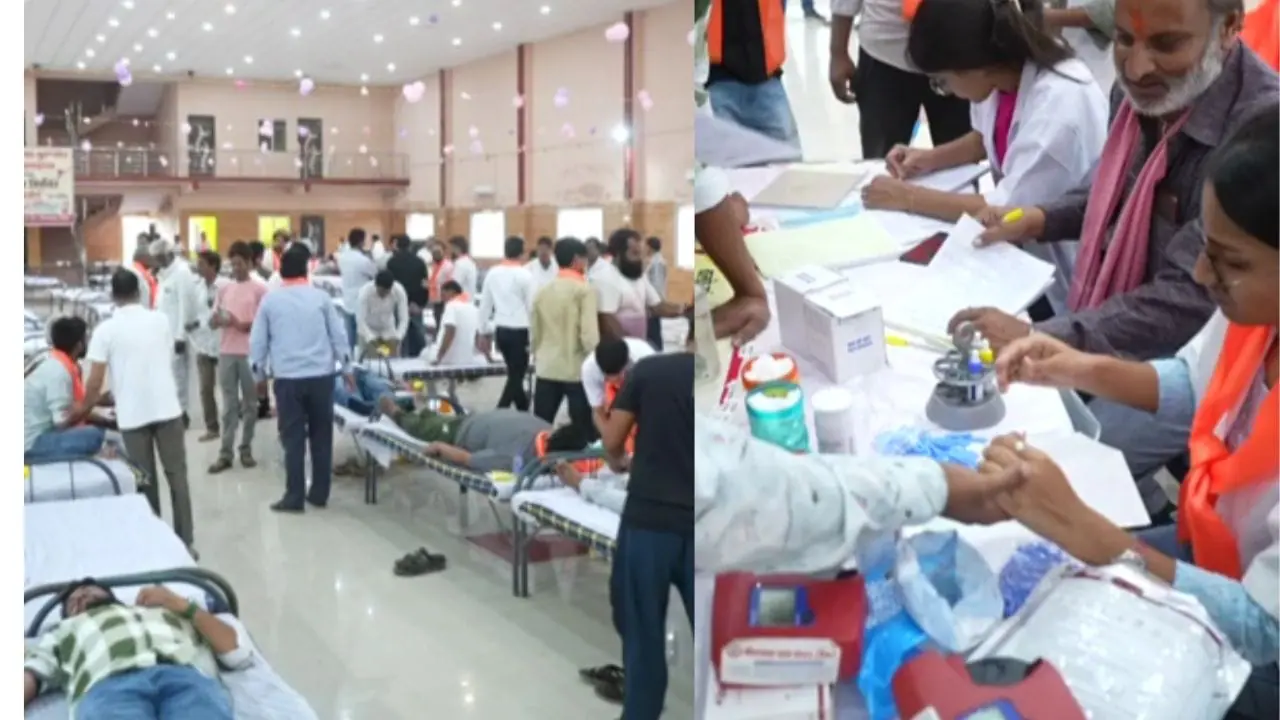 सिंगोली में रक्तदान का महाकुंभ, एक दिन में 538 यूनिट रक्तदान, जुटे सैकड़ों लोग