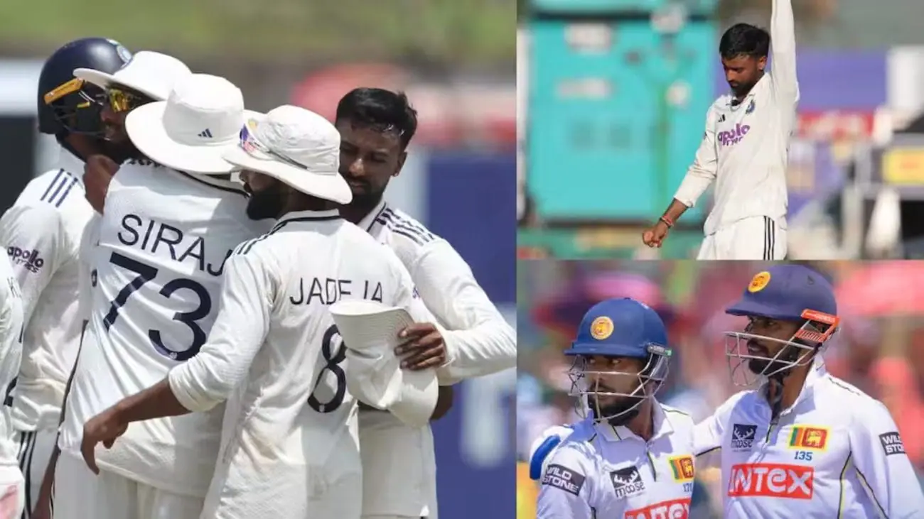 IND vs SL: मानव सुथार के 10 विकेट से भारत ने गॉल टेस्ट 165 रन से जीता, श्रीलंका के आखिरी 10 गेंद में गिरे 4 विकेट