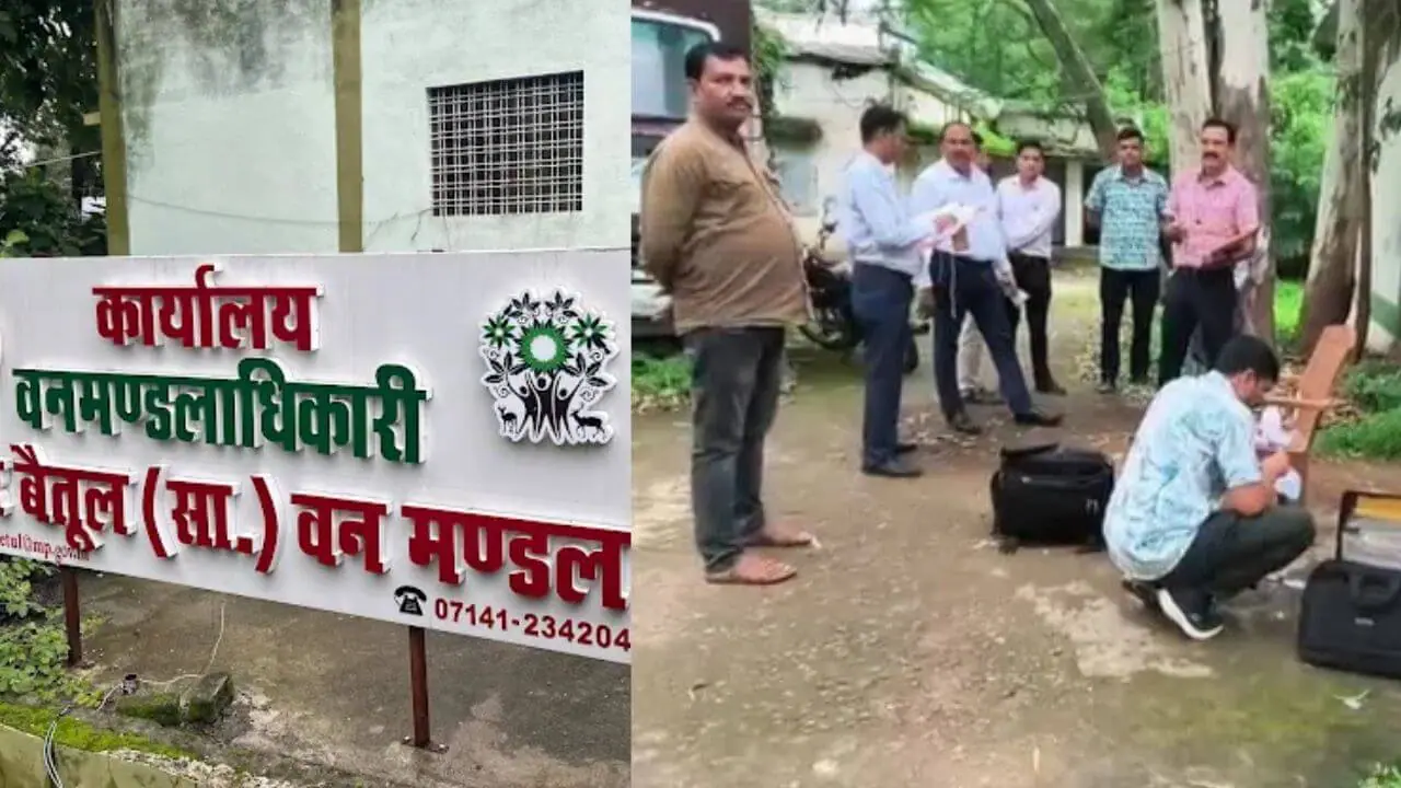 प्रमोशन की फाइल आगे बढ़ाने मांगी 55 हजार रुपये की रिश्वत, लोकायुक्त पुलिस ने दो कर्मचारियों को रंगे हाथ पकड़ा