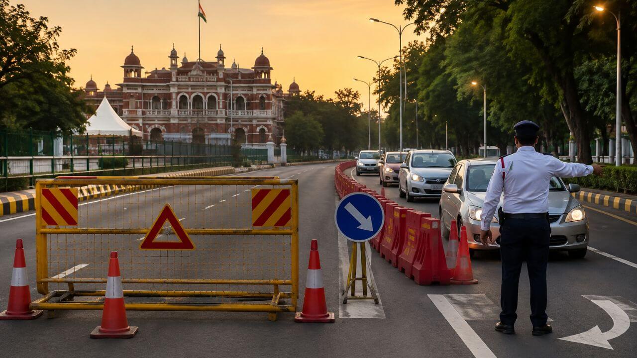 भोपाल में स्वतंत्रता दिवस पर ट्रैफिक डायवर्ट, लाल परेड मैदान के 3 रास्ते बंद, इन रूट से गुजरेंगे वाहन