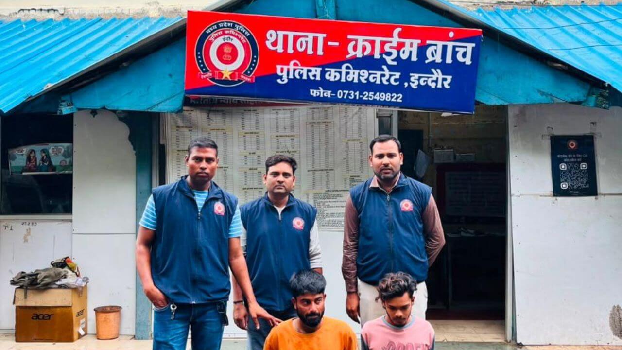 इंदौर: ड्रग्स तस्करों पर क्राइम ब्रांच का शिकंजा, अवैध मादक पदार्थ सहित 2 आरोपी गिरफ्तार