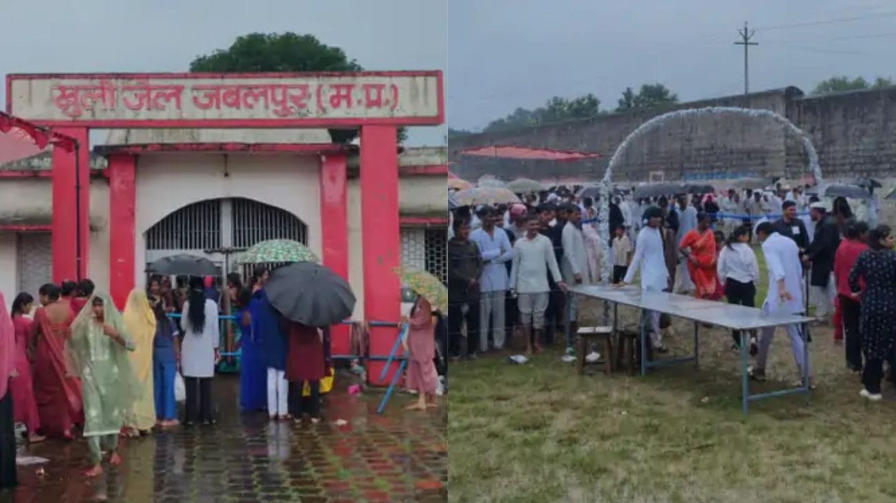 जबलपुर सेंट्रल जेल में मनाया गया रक्षाबंधन, बारिश के बीच भाइयों की कलाई पर सजी राखी, भावुक हो उठा जेल परिसर