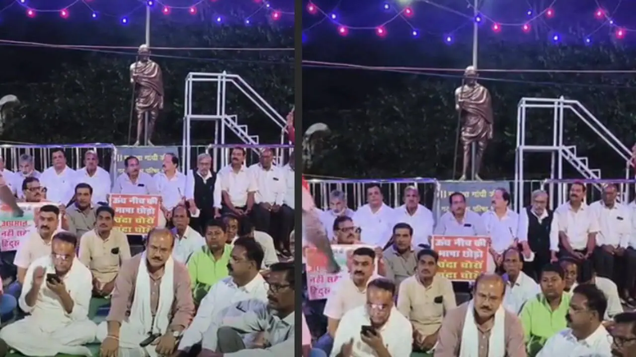 खड़गे की सभा के बाद ‘शुद्धिकरण’ पर बवाल, विदिशा में कांग्रेस का सत्याग्रह, FIR की मांग