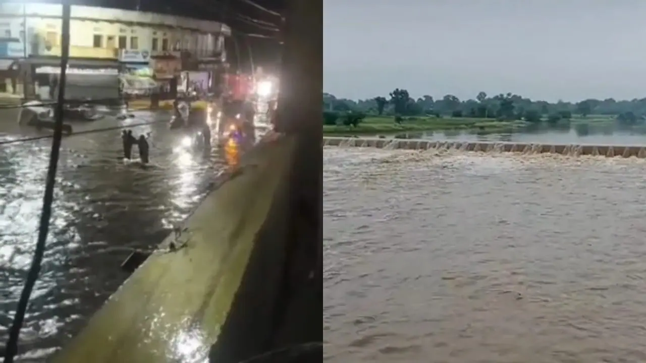मंदसौर में तेज बारिश से जनजीवन अस्त व्यस्त, घर-दुकानों में घुसा पानी, सड़कें जलमग्न