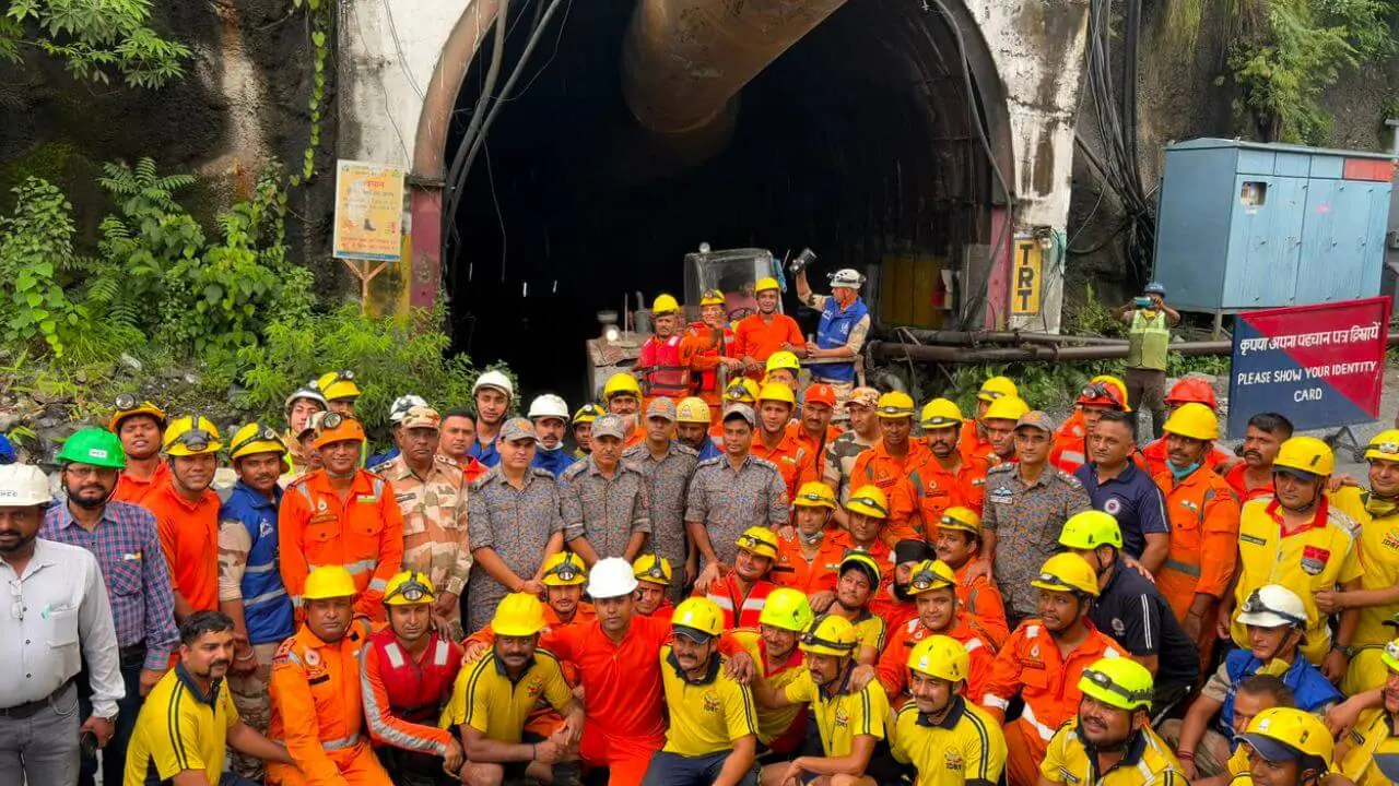 चमोली THDC टनल हादसे का रेस्क्यू ऑपरेशन पूरा, 117 घंटे बाद सभी श्रमिकों को निकाला, 12 की बची जान, 10 की मौत