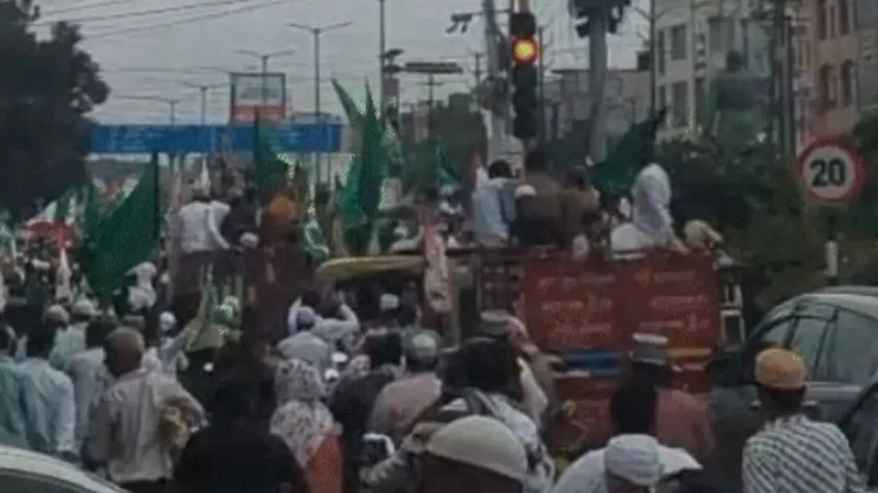 भोपाल में मिलादुन्नबी पर दो जुलूस, कई रास्तों पर ट्रैफिक डायवर्ट, घर से निकलने से पहले जानें रूट