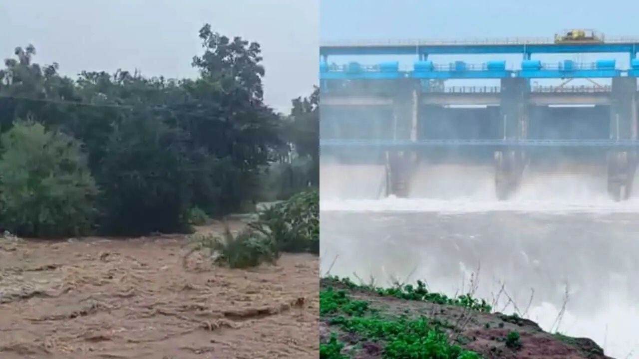 खंडवा में बारिश का दौर जारी, खोले गए भगवंत सागर बांध के 4 गेट, सुक्ता नदी उफान पर, नागरिकों से सतर्क रहने की अपील