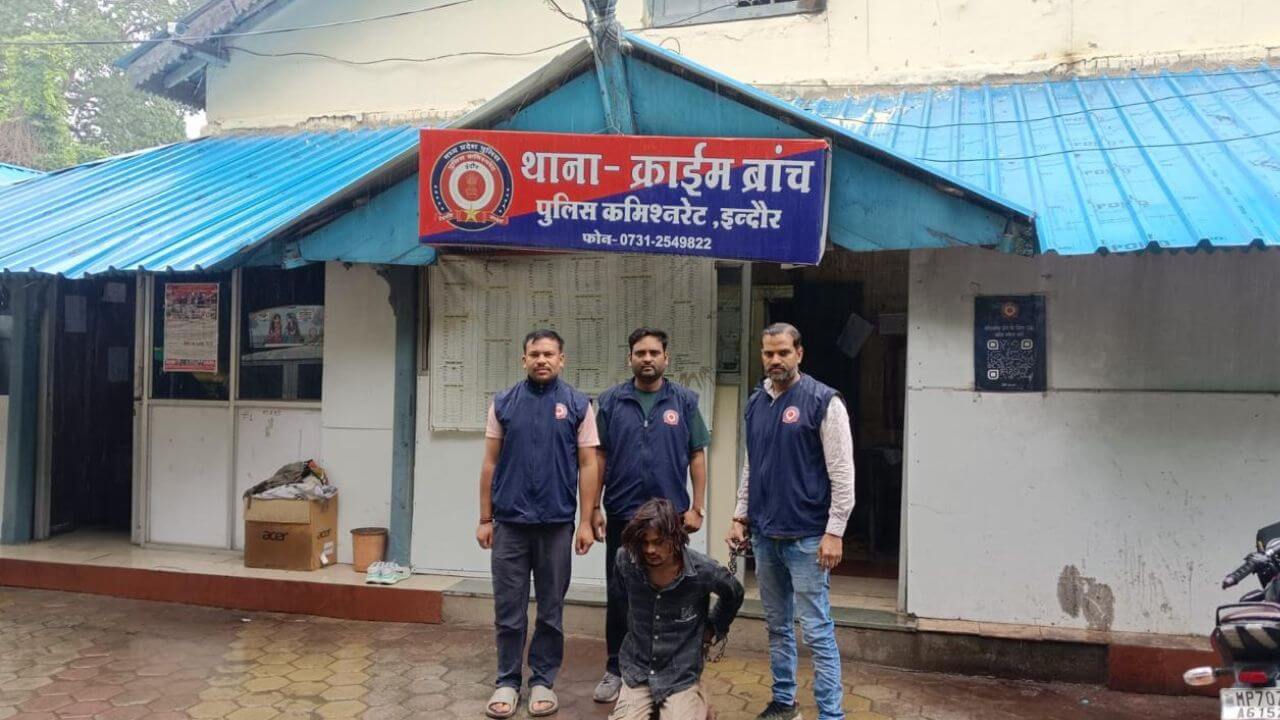 इंदौर क्राइम ब्रांच की बड़ी कार्रवाई, एमडी ड्रग्स सप्लाई करने वाले फरार आरोपी को किया गिरफ्तार, पढ़ें खबर