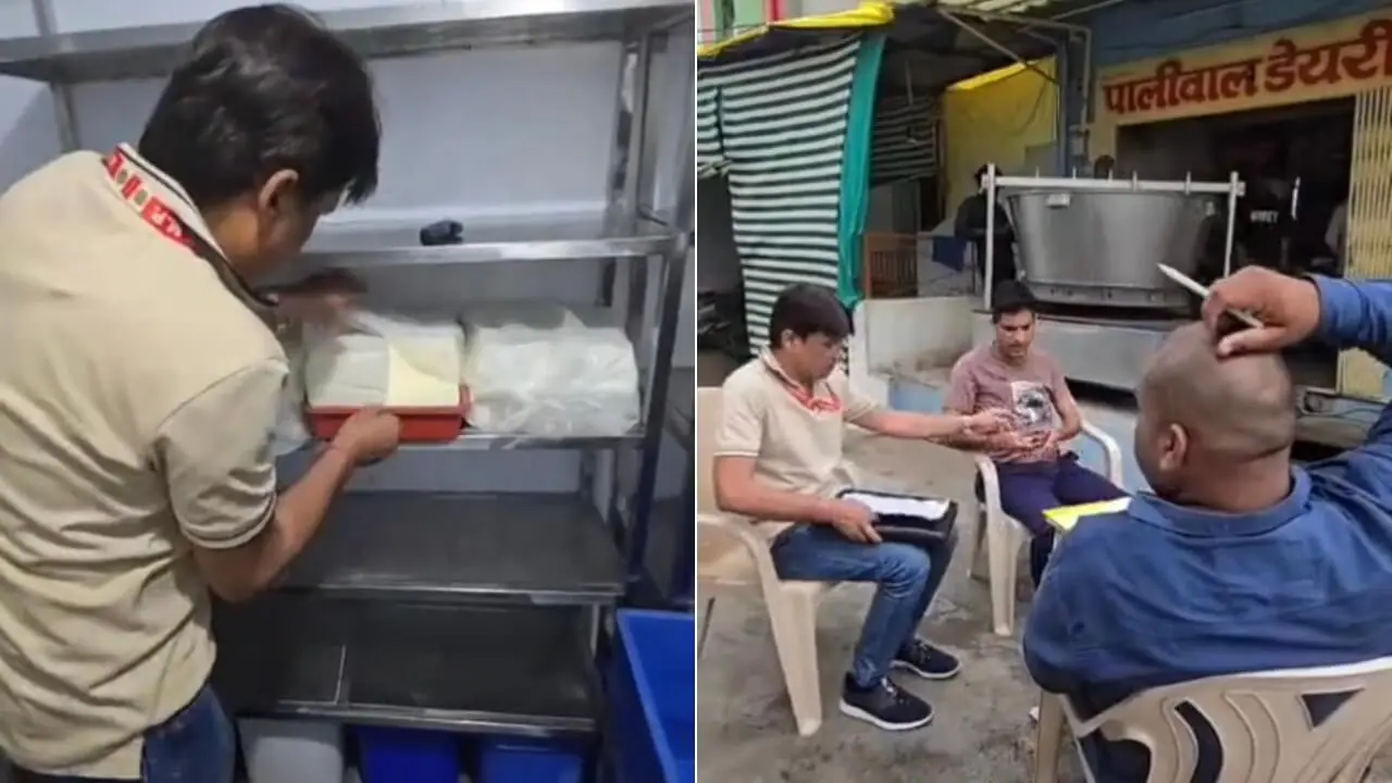 उज्जैन में खाद्य विभाग का एक्शन, एनालॉग उत्पाद की आशंका में 5 लाख से ज्यादा का घी, पनीर और मावा जब्त