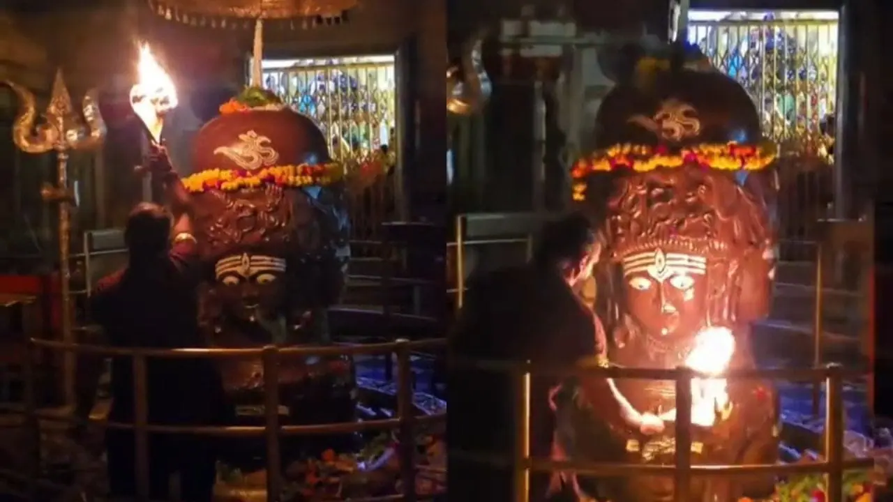 मंदसौर के पशुपतिनाथ में महाकाल-विश्वनाथ की तरह दीप ज्योति आरती, बड़ी संख्या में पहुंचे भक्त