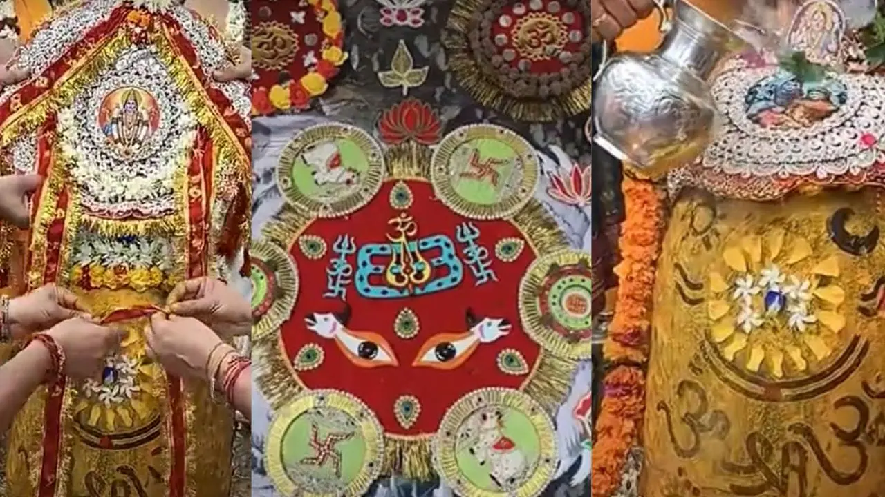 महाकाल को बांधी गई पहली राखी, 2 फीट की खास राखी से हुआ बाबा का दिव्य श्रृंगार