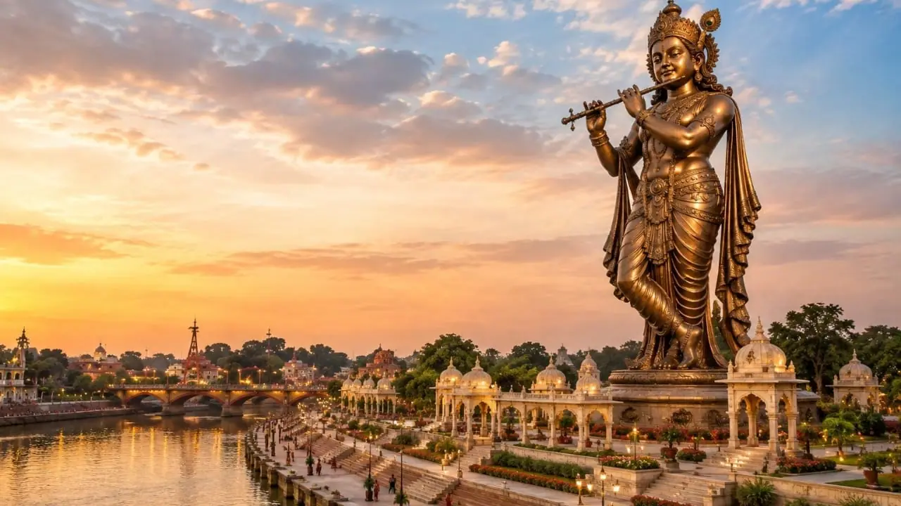 उज्जैन में शिप्रा तट पर बनेगा नमो घाट, भगवान कृष्ण की 182 फीट ऊंची कांस्य प्रतिमा होगी स्थापित