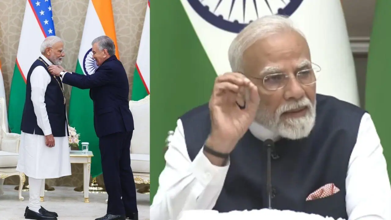 प्रधानमंत्री मोदी को मिला उज्बेकिस्तान का सर्वोच्च सम्मान, राष्ट्रपति मिर्जियोयेव के साथ द्विपक्षीय वार्ता, कई मुद्दों पर बनी सहमति