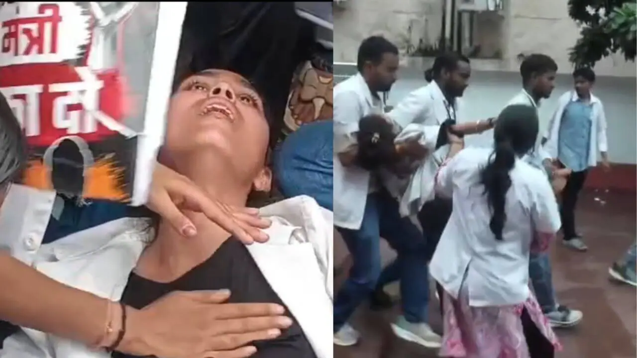 ग्वालियर में नर्सिंग छात्रों का प्रदर्शन, छात्रा की तबीयत बिगड़ी, वर्षों से अटके परीक्षा-रिजल्ट को लेकर फूटा गुस्सा