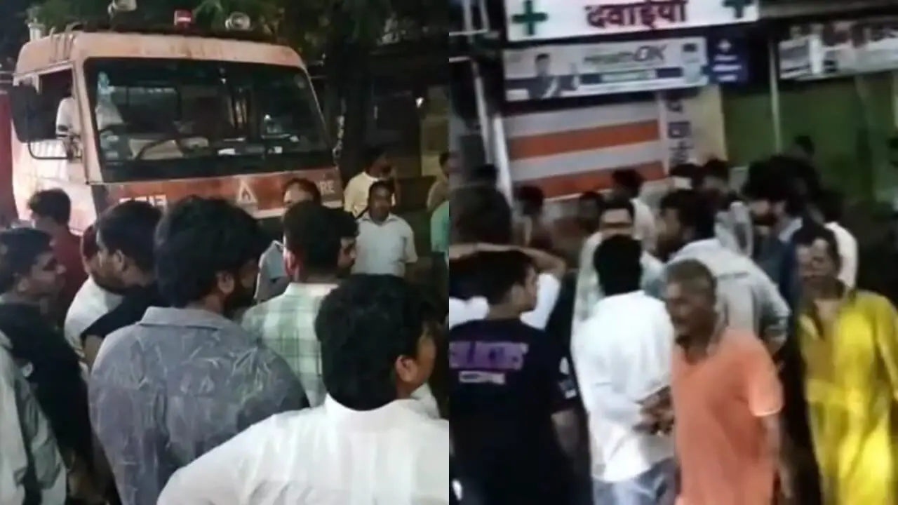 नीमच में अनाज की दुकान में लगी आग, फायर ब्रिगेड की मुस्तैदी से टला बड़ा नुकसान