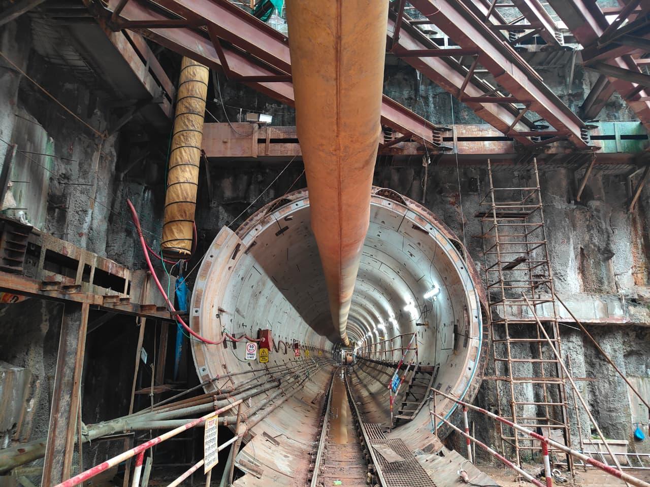 भोपाल मेट्रो का भूमिगत निर्माण कार्य, टीबीएम ने अब तक करीब 260 मीटर सुरंग बनाई