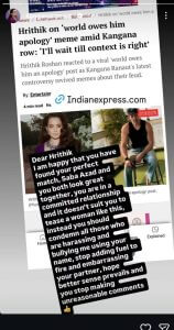 Hrithik Roshan, Kangana Ranaut
