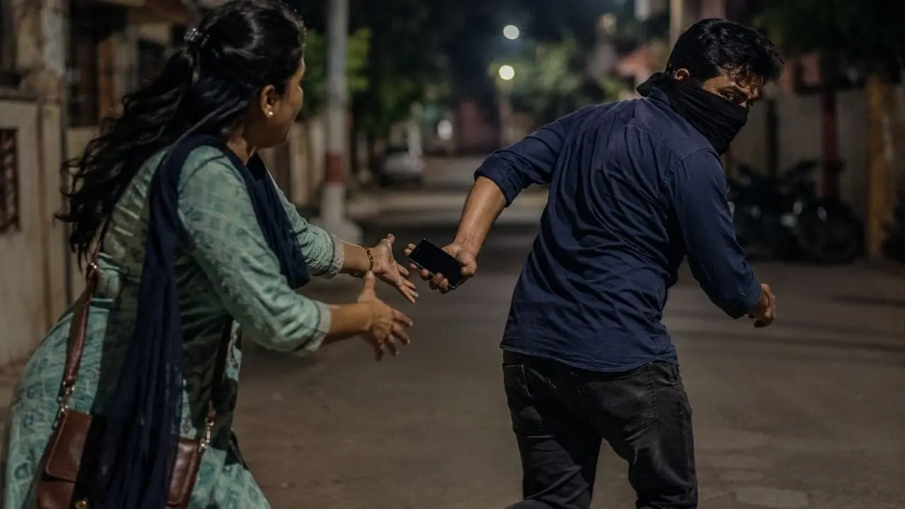 पता पूछने का बहाना, फिर मोबाइल पर हाथ साफ, जबलपुर में महिला को धक्का देकर भागे बदमाश
