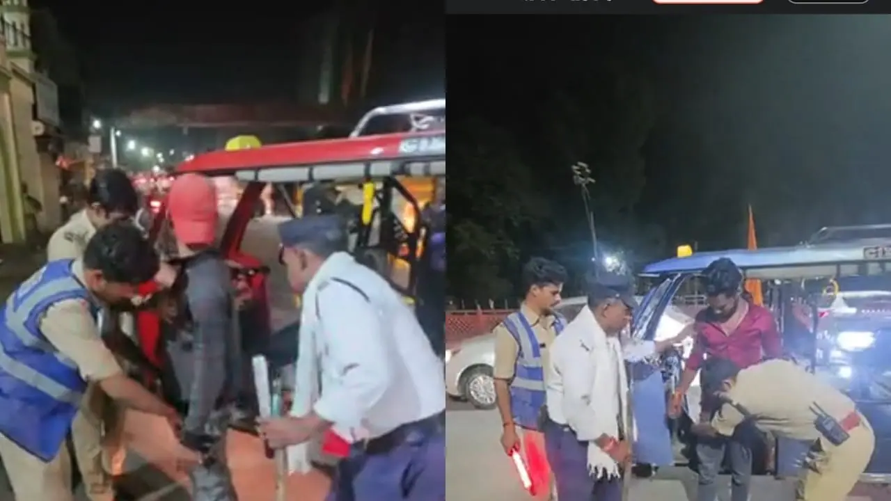उज्जैन में बढ़ी पुलिस की सख्ती, रात 11 बजे के बाद सड़कों पर चेकिंग, शराब पीकर ड्राइव करने वालों पर शिकंजा