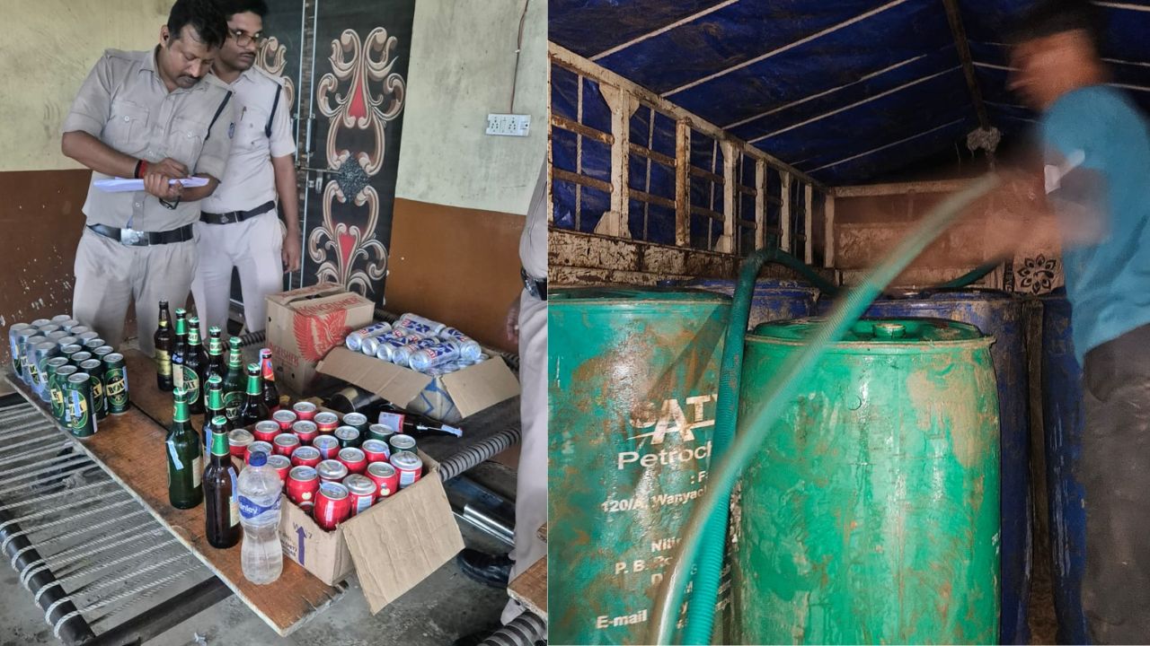 ग्वालियर में देर रात अवैध शराब और नकली पेट्रोल बनाने वाली फैक्ट्री पकड़ी, 2600 लीटर इथेनॉल जब्त, मामला दर्ज