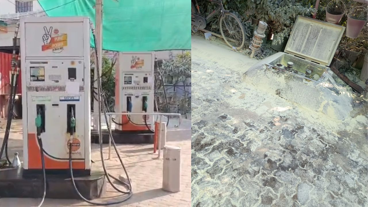 Gwalior News : पेट्रोल पंप के टेंक में भड़की आग, स्टाफ ने पाया काबू, बाइक सवार घायल, बड़ा हादसा टला