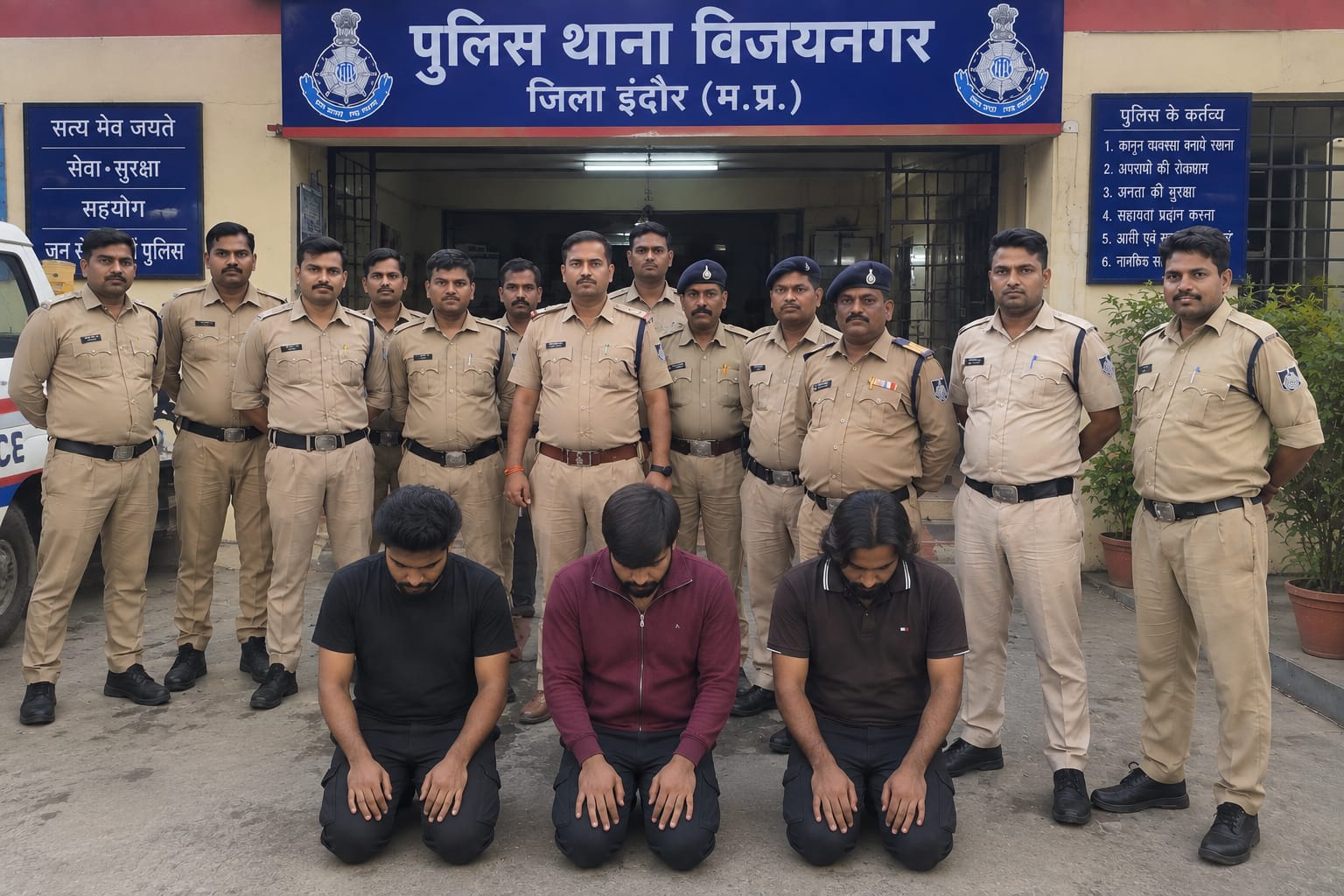 इंदौर पुलिस का बड़ा एक्शन, साइबर ठगों को बैंक खाते बेचने वाले 3 आरोपी गिरफ्तार, करोड़ों रुपये का संदिग्ध लेन-देन भी मिला