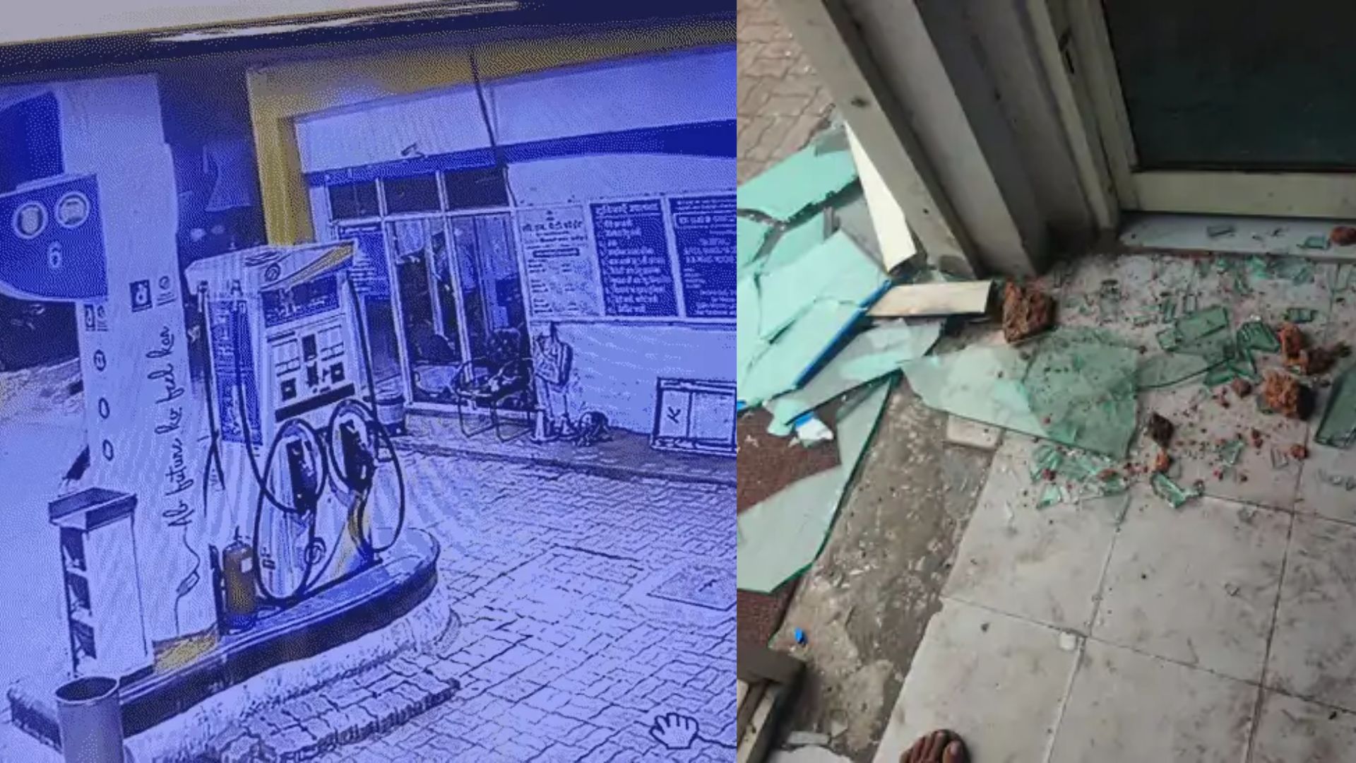 इंदौर के एरोड्रम थाना क्षेत्र में पेट्रोल पंप पर देर रात अज्ञात बदमाशों ने की तोड़फोड़, CCTV फुटेज के आधार पर जांच कर रही पुलिस