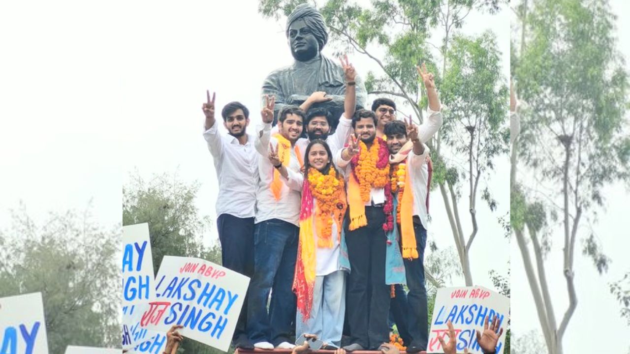 DUSU Election: ABVP ने 3-0 से मारी बाजी, एक पद निर्दलीय के खाते में, NSUI का सूपड़ा साफ़, अमित शाह ने दी बधाई