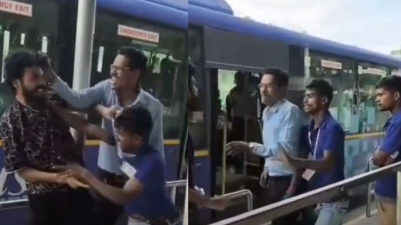 इंदौर में सिटी बस कंडक्टर और दो साथियों ने यात्री से की मारपीट, वीडियो वायरल, पुलिस ने तीनों पर किया केस दर्ज