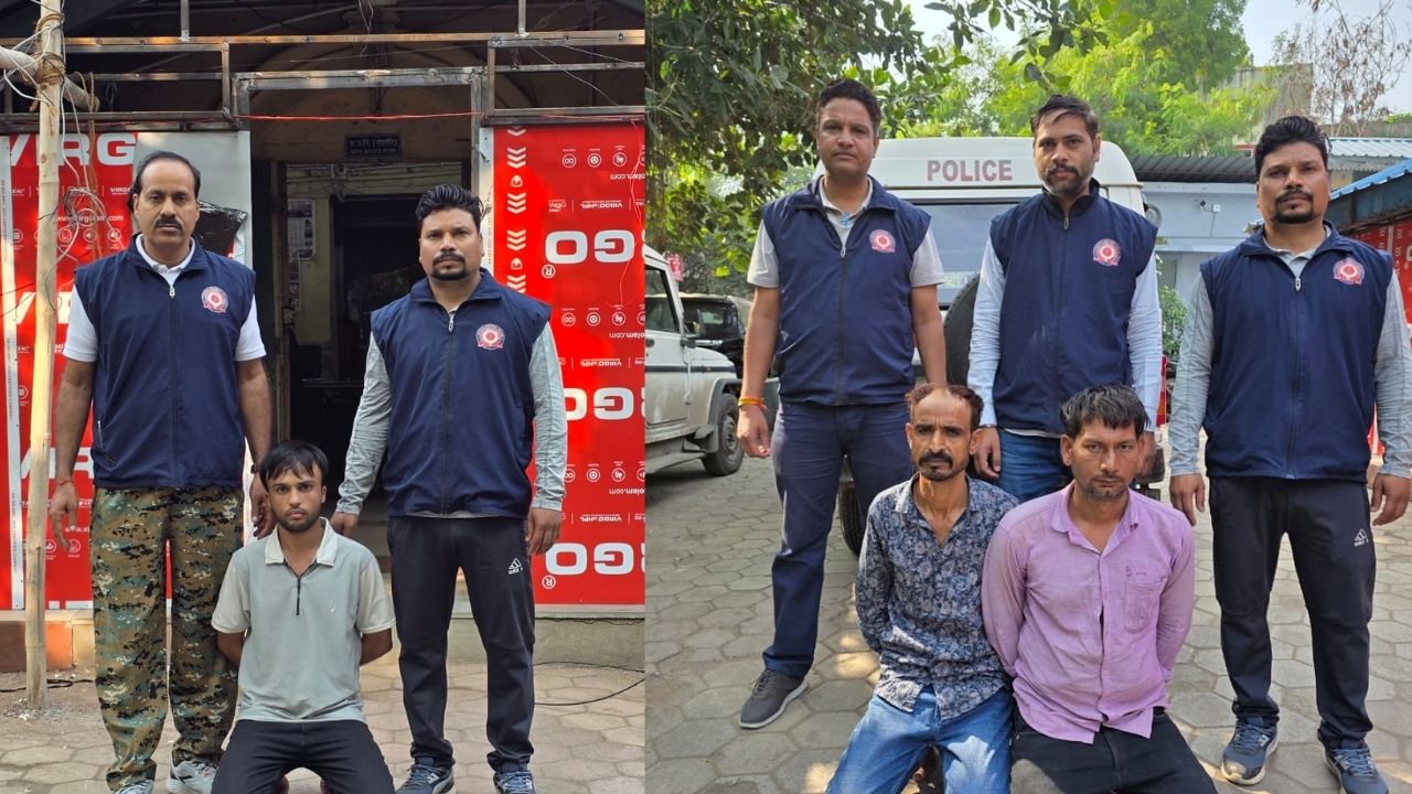 इंदौर में क्राइम ब्रांच का एक्शन, नशे की तस्करी से जुड़े तीन आरोपियों को किया गिरफ्तार, सवा लाख की एमडी ड्रग्स भी की जब्त