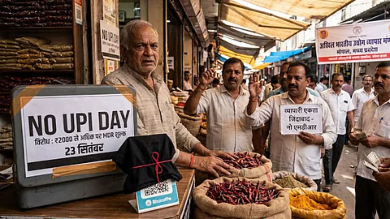 MP में आज ‘नो-UPI डे’: 2000 रुपये से ज्यादा का डिजिटल पेमेंट नहीं लेंगे व्यापारी, बाजारों में सांकेतिक विरोध